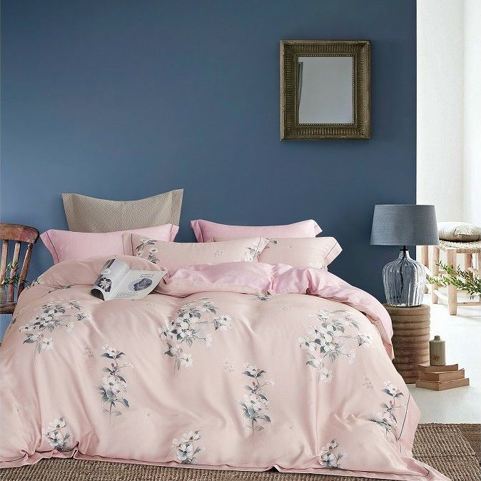 Stellte Tencel-Deckbett 100% Steppdecken-Abdeckungs-Satz 230TC bunten Blumen-Tencel ein