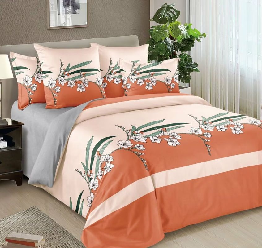 70-130gsm Microfiber Bettwäsche stellt strukturierte Daunendecke-Abdeckungs-Täuschung einstellte Hauptbettwäsche-Raum-Wesensmerkmale ein