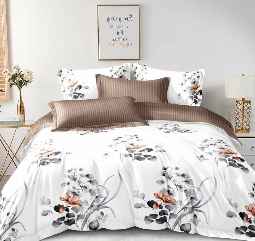 Multi Farbdruck Microfiber-Bettwäsche stellt Polyester-büschelige Daunendecke-Abdeckung 100% ein